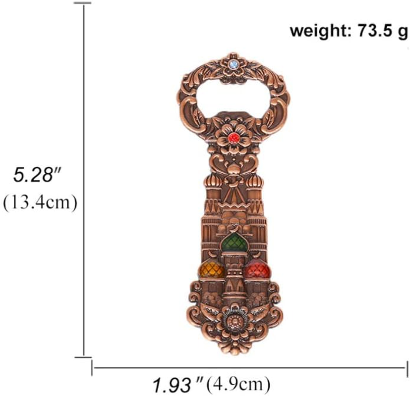 ARFUKA Bottle Opener Beer Bottle Opener Retro Castle Shaped Soda Beverage Beer Bottle Opener Women Men Gift for Wedding Christmas and Birthday image number 6