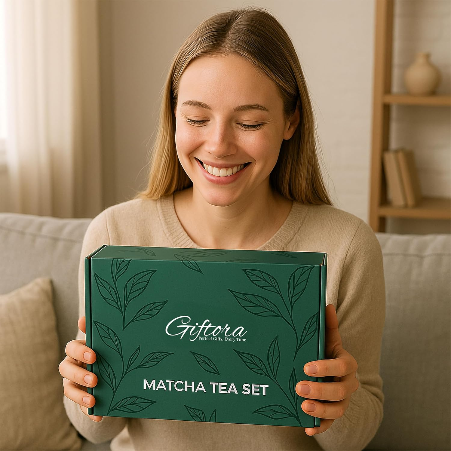 Matcha Whisk Set &ndash; 7-Piece Japanese Matcha Tea Set with Chasen, Matcha Bowl, Sifter, Tea Strainer, Whisk Holder & Kitchen Towel &ndash; Complete Matcha Kit by Giftora (White) image number 3