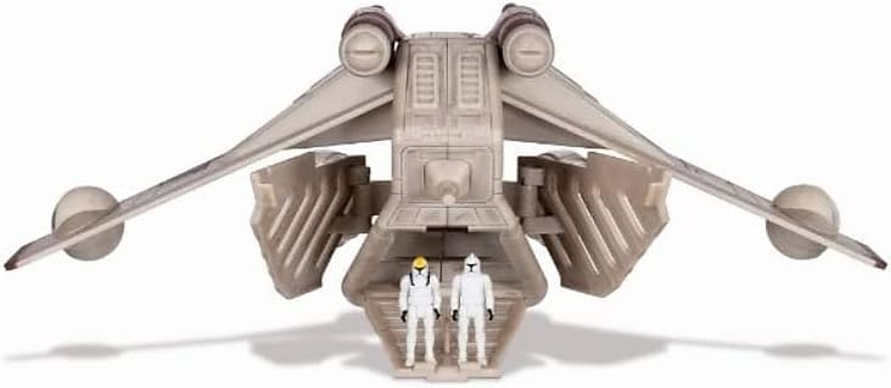 Star Wars Micro Galaxy Squadron Republic Low Altitude Assault Transport (LAAT) 5" Vehicle & Figures