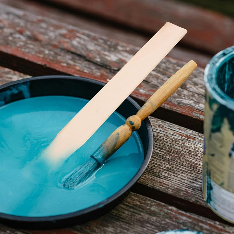 Tofficu Wooden Paint Adjustment Stick 9 Inch Birch Wood Mixing Sticks for Automotive Paint Body Repair and Craft Use Pack of 20 image number 5