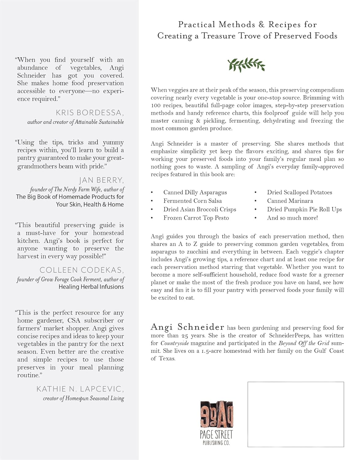 The Ultimate Guide to Preserving Vegetables: Canning, Pickling, Fermenting, Dehydrating and Freezing Your Favorite Fresh Produce image number 5