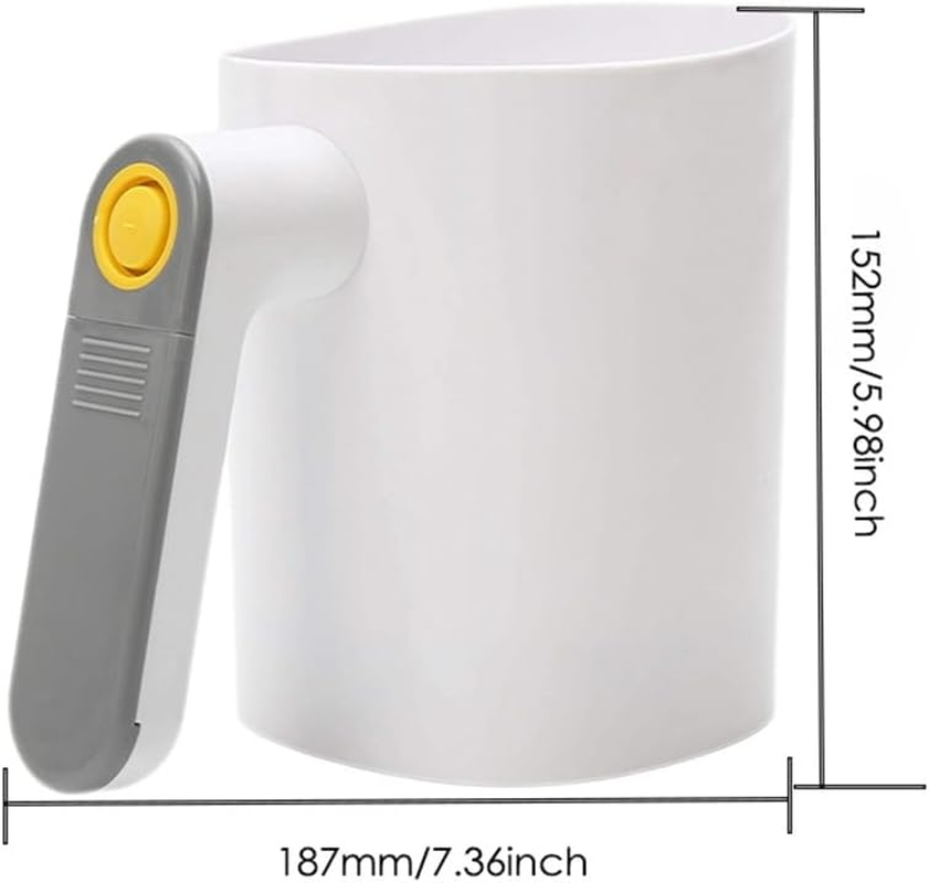 Veumoie Handheld Electric Flour Sieve Icing Sugar Powder Stainless Steel Flour Screen Cup Shaped Sifter Kitchen Pastry Cake Tool image number 1