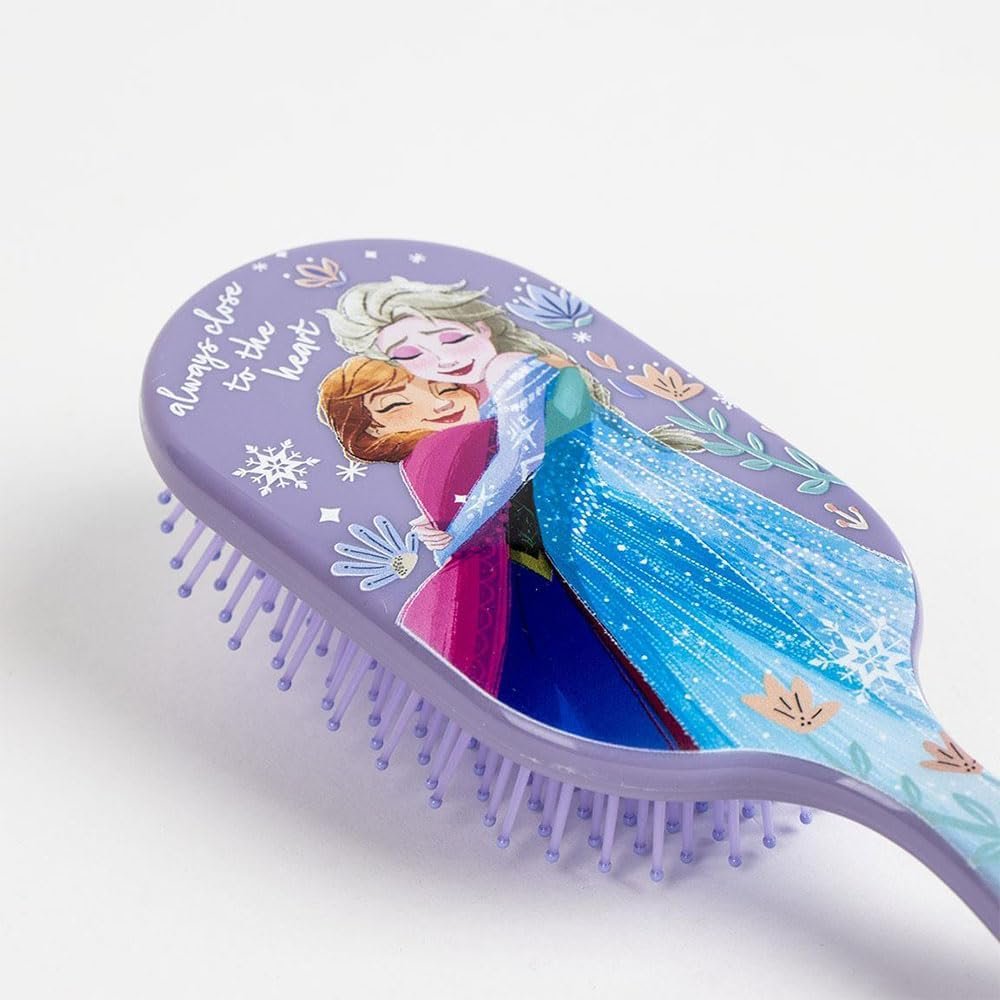 Disney Frozen Elsa and Anna Detangling Hair Brush for All Ages and Hair Types