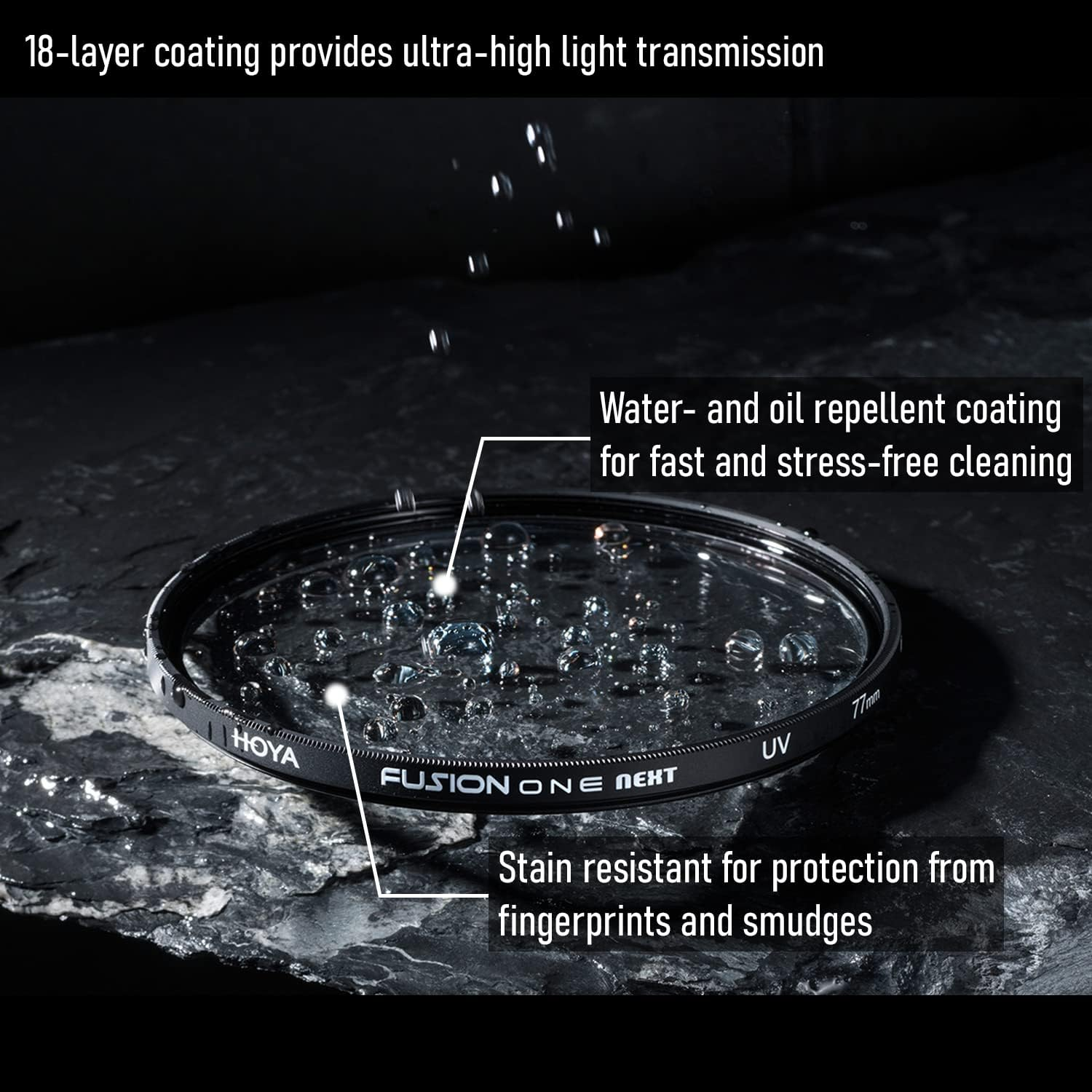 Hoya Filter Fusion One Next UV 77 Mm image number 1