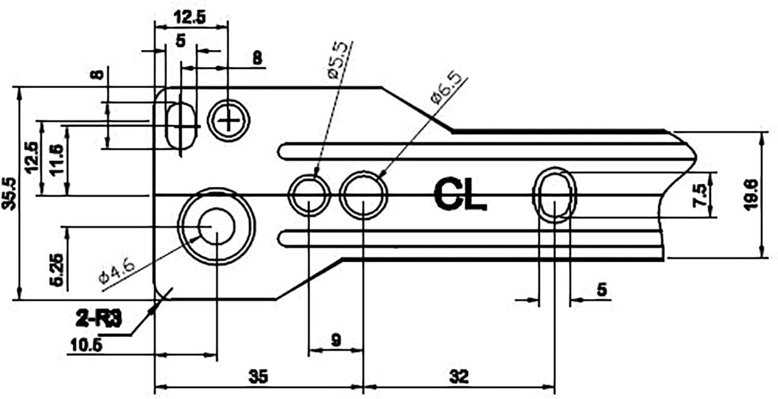 Vasalat Roller Drawer Runners, 300 Mm, Partial Extension Rails for Drawers, Drawer Runners for Overlying Mounting, Steel Cream White, 4 Pairs image number 4