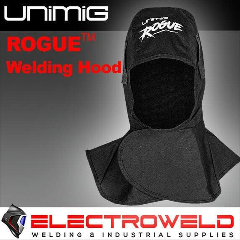 UNIMIG Rogue Welding Hood Flame Heat Resistant Head Neck Protection Proof Helmet Shoulder Drape Retardant (1 X Hood ($24.95 Each)) image number 1