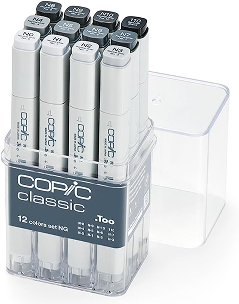 Copic : Marker Set : Neutral Grey : Set of 12 image number 3