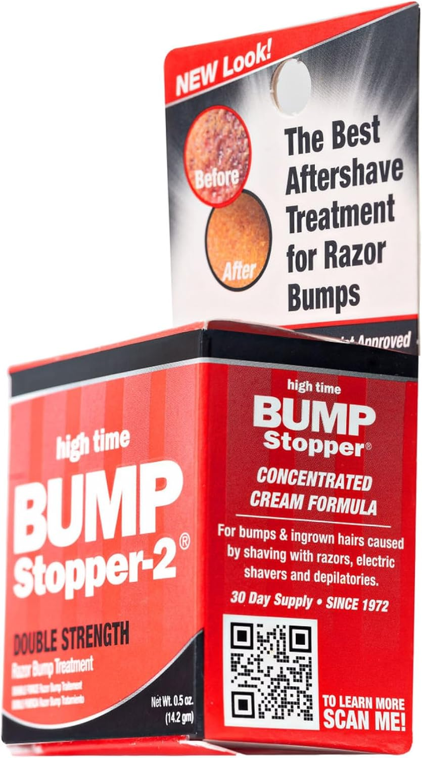 High Time Bump Stopper-2 Double Strength Razor Bump Treatment, 0.5 Oz (Pack of 5) image number 3