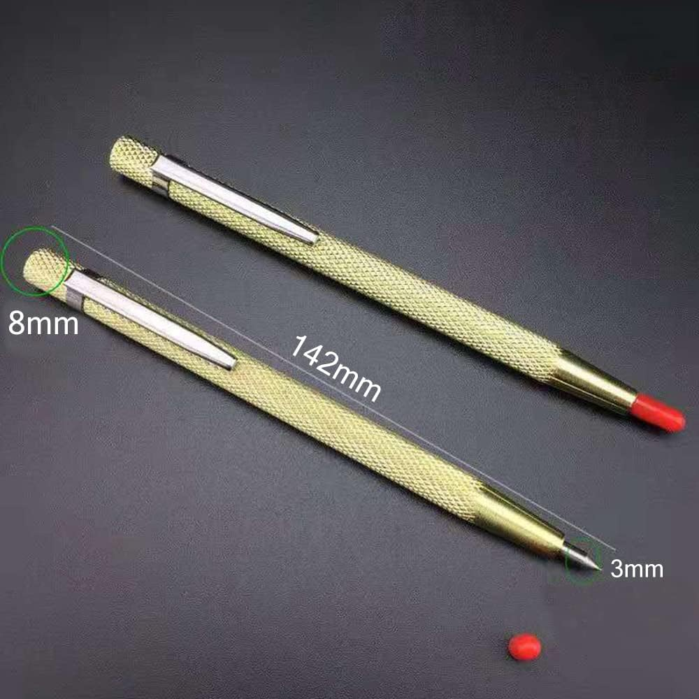 2Pcs Scribe Tool Scriber Tipped Engineering Pen Carbide Point Tungsten Sheet image number 3