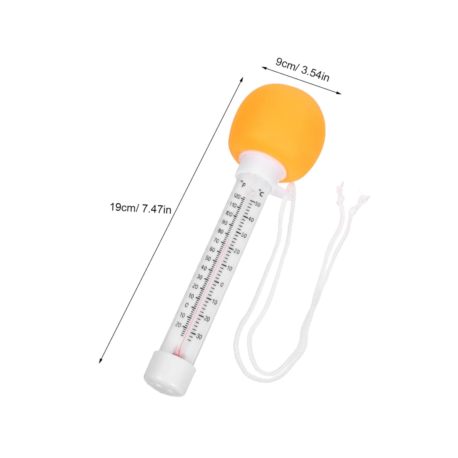 Floating Pool Thermometer with Easy Read Large Display Accurate Temperature Gauge for Indoor Baths Outdoor Pools Hot Tubs Cartoon Design Swimming Accessory image number 4
