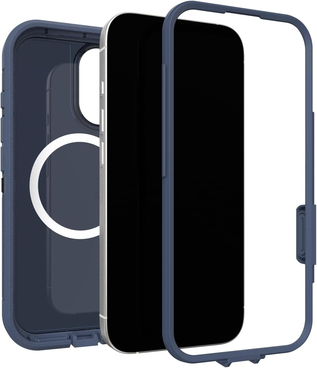 Otterbox Iphone 17 Defender Series Pro XT Clear Case - Offgrid - Blue - Tough, Rugged & Durable Iphone Case, Snaps on Magsafe image number 3