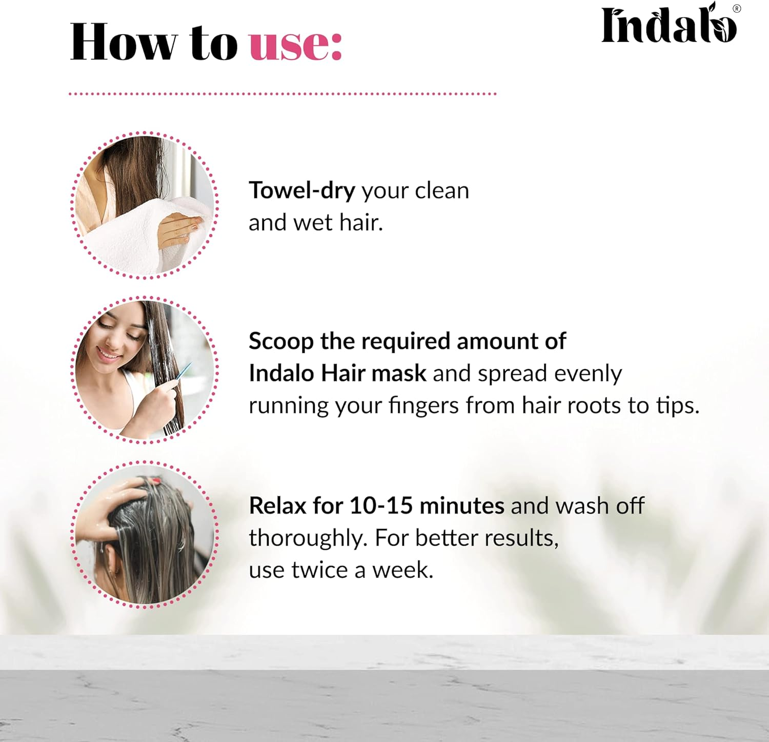 Indalo Macadamia Nuts anti Frizz Hair Mask with Hibiscus, Deep Moisturising for Dry & Rough Hair Mask | Soft, Smooth & Shiny Hair for Men & Women - 200Gm image number 1