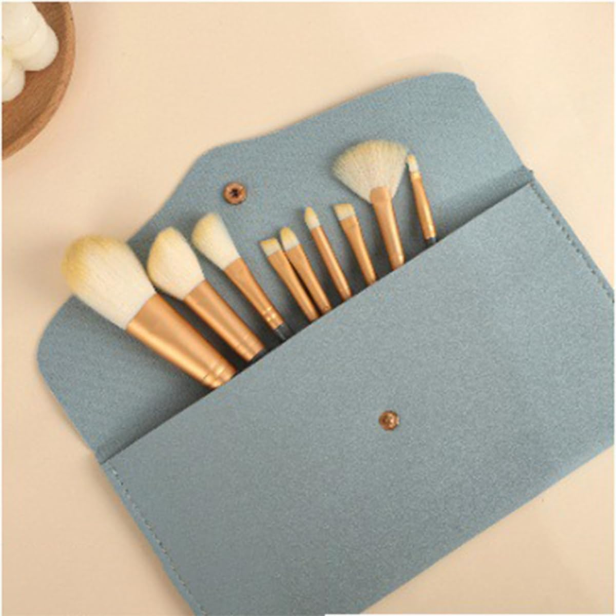 12 Pcs Make up Brushes Sets with PU Bag, 10 Professional Make up Brushes with a Silionce Cleaning Foldable Bow & Silionce Lip Brush, Used for Blush, Foundation, Eyeshadow image number 1