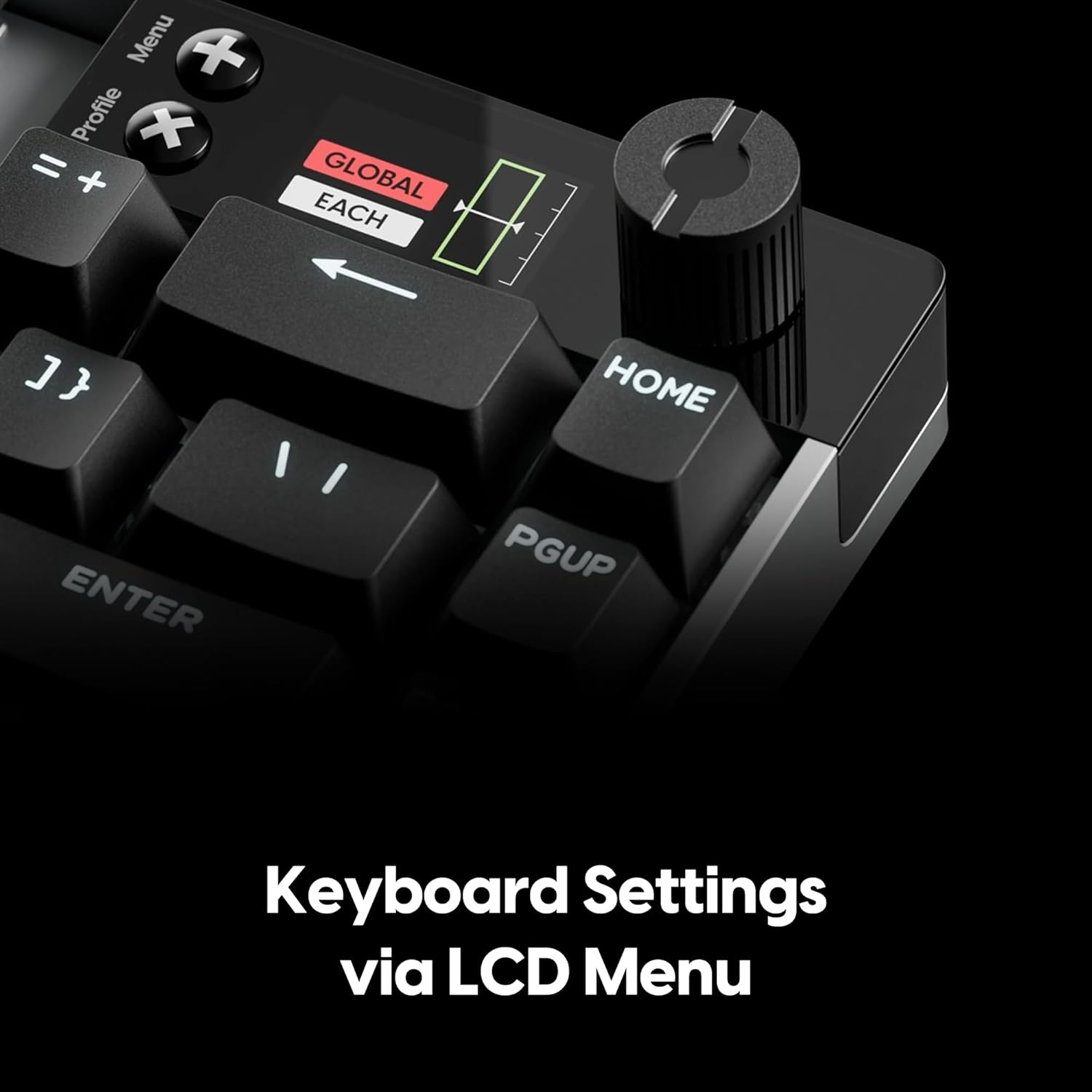 Pulsar Gaming Gears ES HE 70 Hall Effect Magnetic Gaming Keyboard, ANSI, English Layout, 79 Keys, Magnetic Switch, 8K Polling Rate image number 1