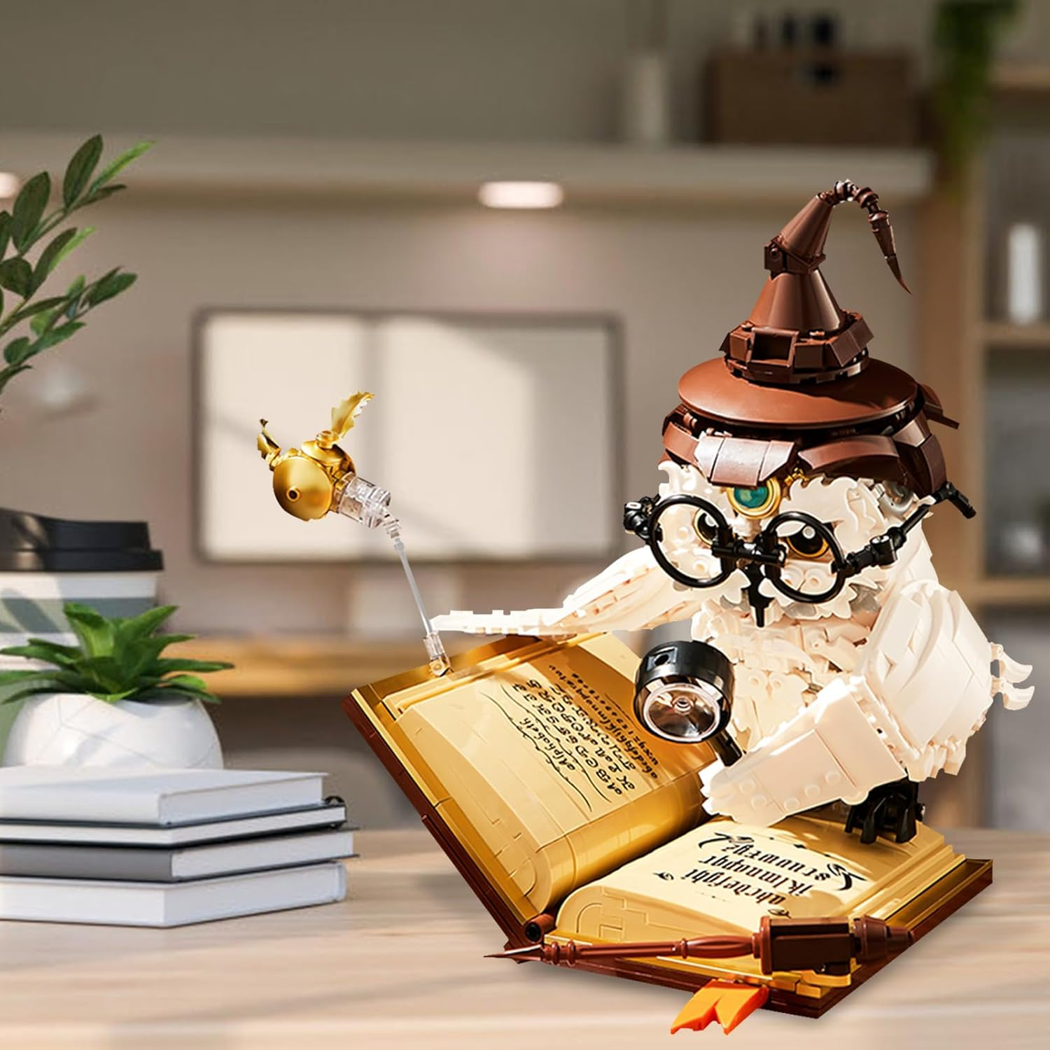 Owl Animal Building Set Magic HP Collection Model Compatible with  Sets for Adult Bird Building Toy Birthday Halloween for Kids Boys Girls Ages 8+ (1162 PCS)