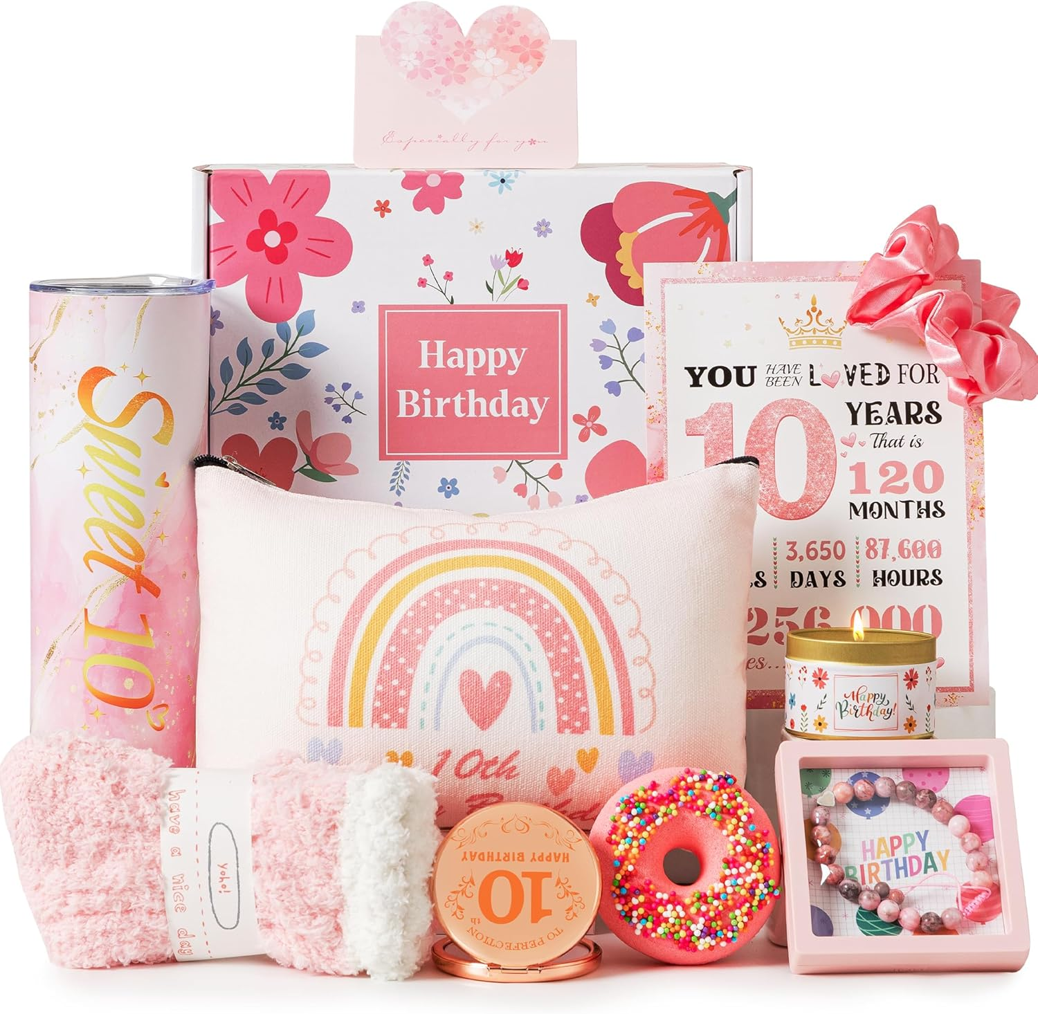 12Th Birthday Gifts for Girls,Best Gifts Basket Presents Ideas for Turning 12 Year Old Girls,Happy Sweet 12Th Birthday Pamper Hamper Box Kit for Sister Daughter Granddaughter Niece Teenage Teen Her