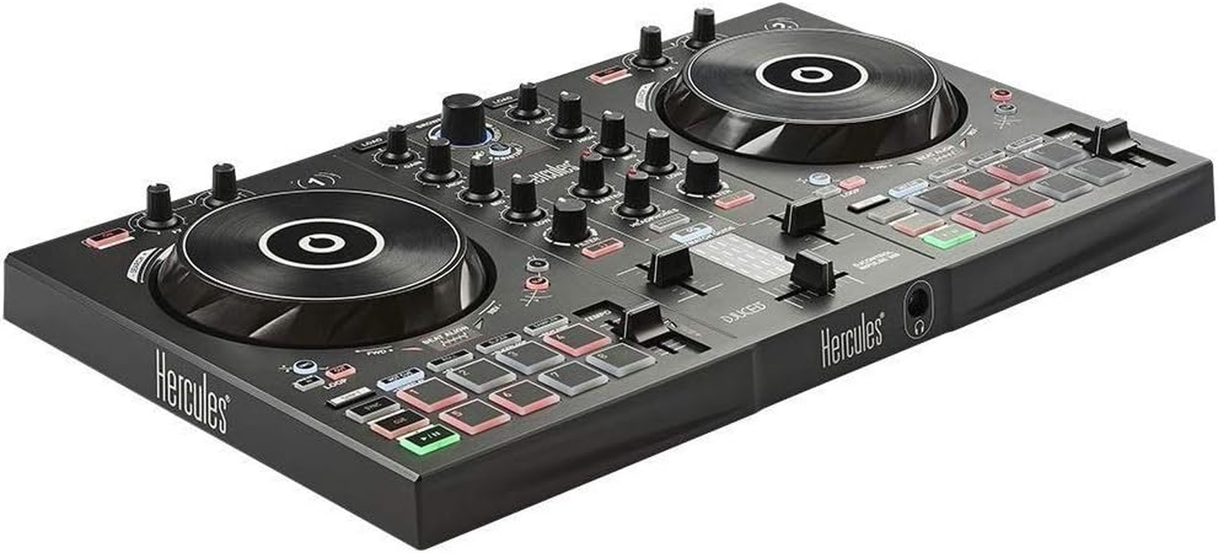 Hercules Djcontrol Inpulse 300 - 2 Tracks with 16 Pads and Sound Card