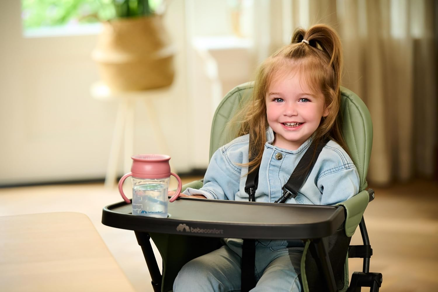 Bebeconfort Anti-Leak 360&deg; Training Cup - 280Ml, No-Spill Design, 360&deg; Drinking Valve, Rotating & Removable Handles, Dishwasher Safe, Hygienic Cap image number 3