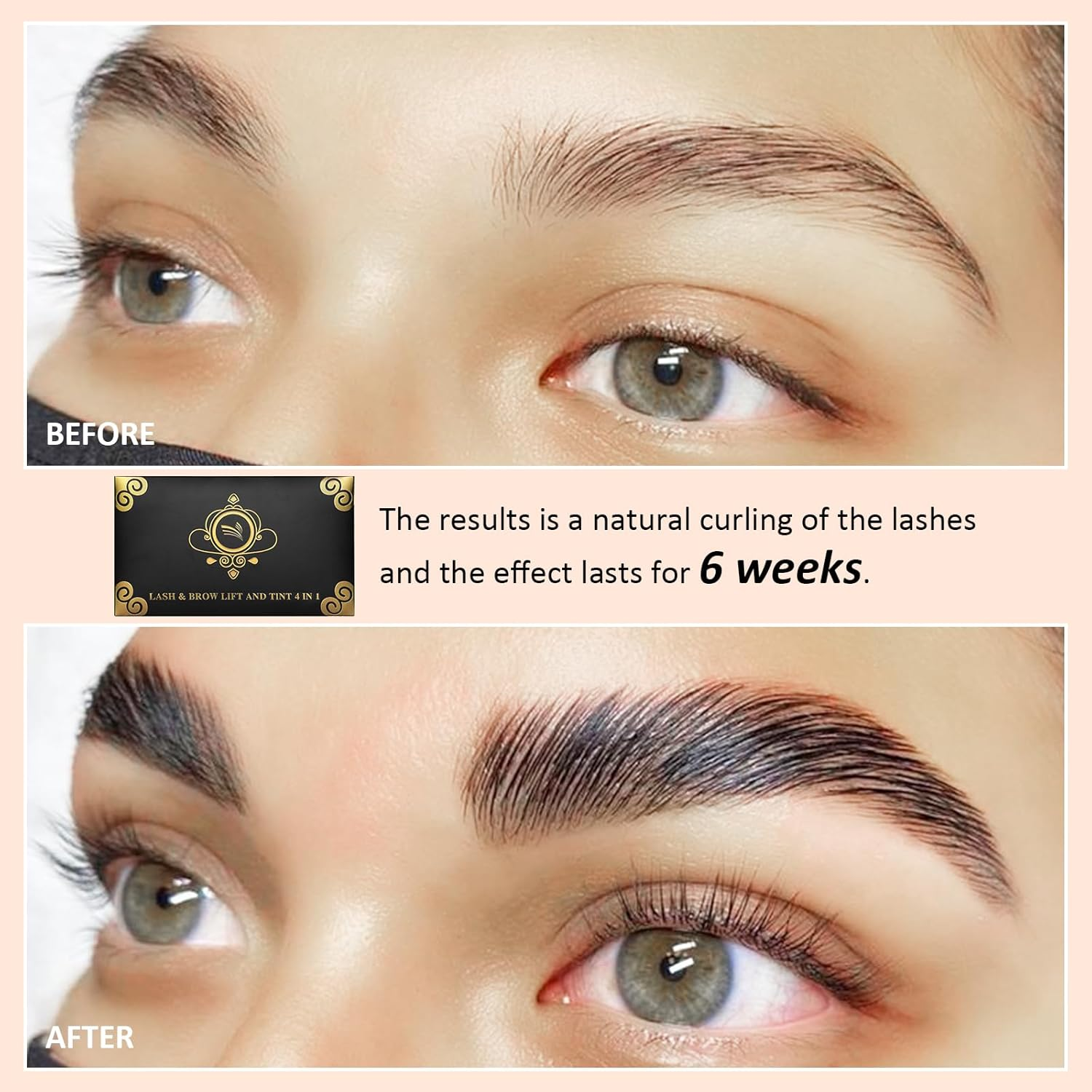 Lomansa Lash Lift and Color Kit Black Eyelash Perm Kit with Lash Lift Balm, Instant Curled and Voluminous Coloring with Black Hair Colors, Complete Tools for Salon Home image number 6