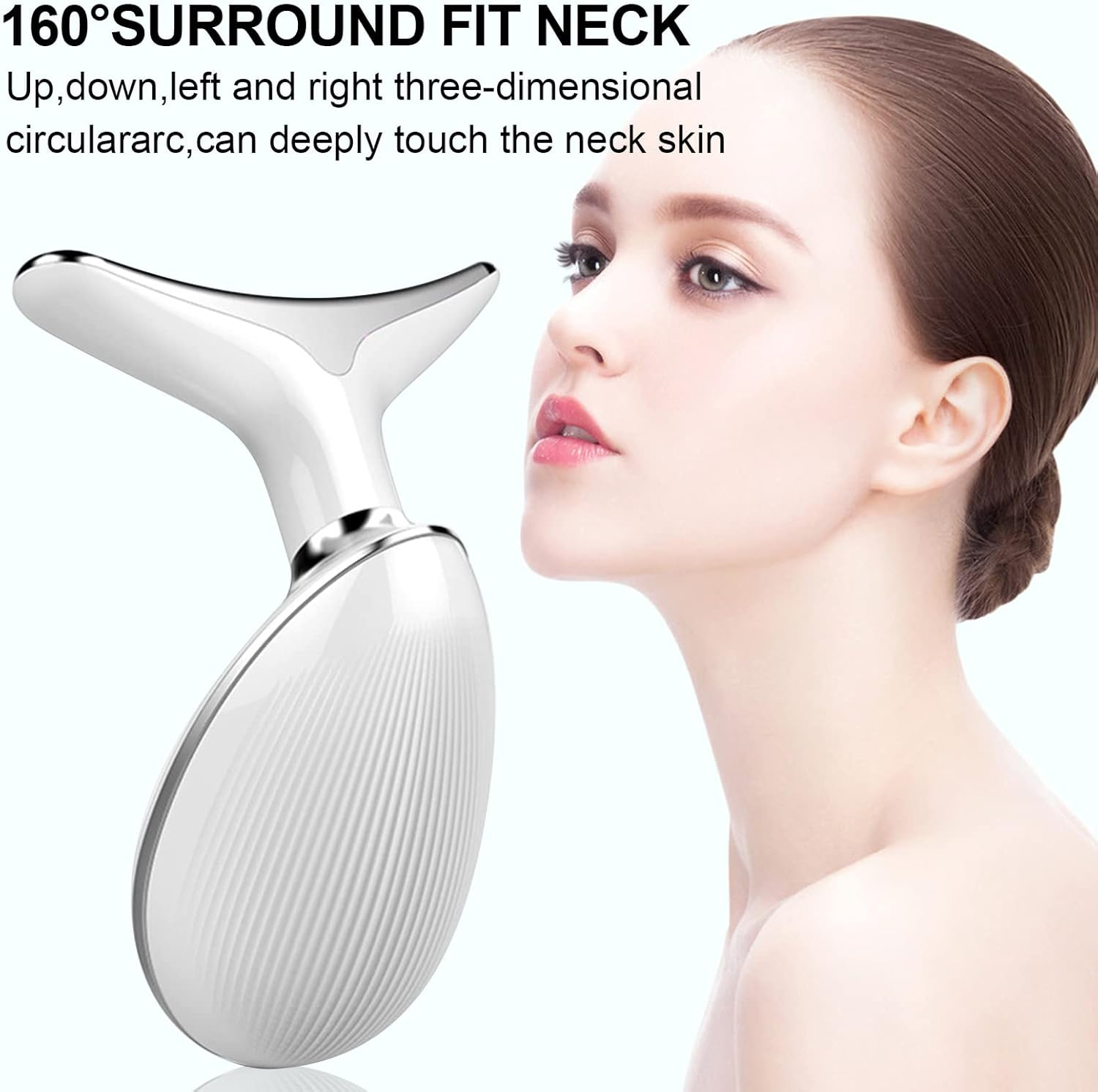 Skin Beauty Device for Face and Neck, 3 in 1 Portable Electric Face Massager image number 5