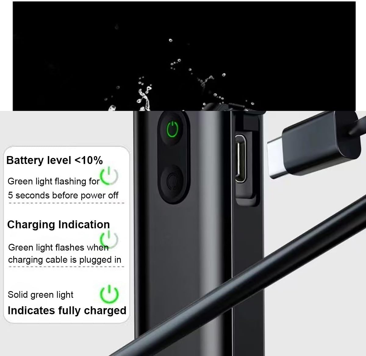 Ultramulti Flashlight Tool, Mini Keychain Flashlight 800 Lumens with Red & RGB, Magnetic Base Hat Clip, Instant Igniter, IP68 Waterproof, for Camping Hiking Dog Walking & Emergencies (Black) image number 3