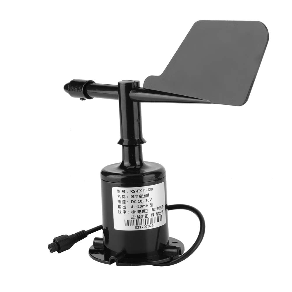 Anemometer with Wind Speed Sensor, 8 Indication Directions Polycarbonate Wind Rate Sensor, Small and Light for Lab Garden, Pulse Measurement