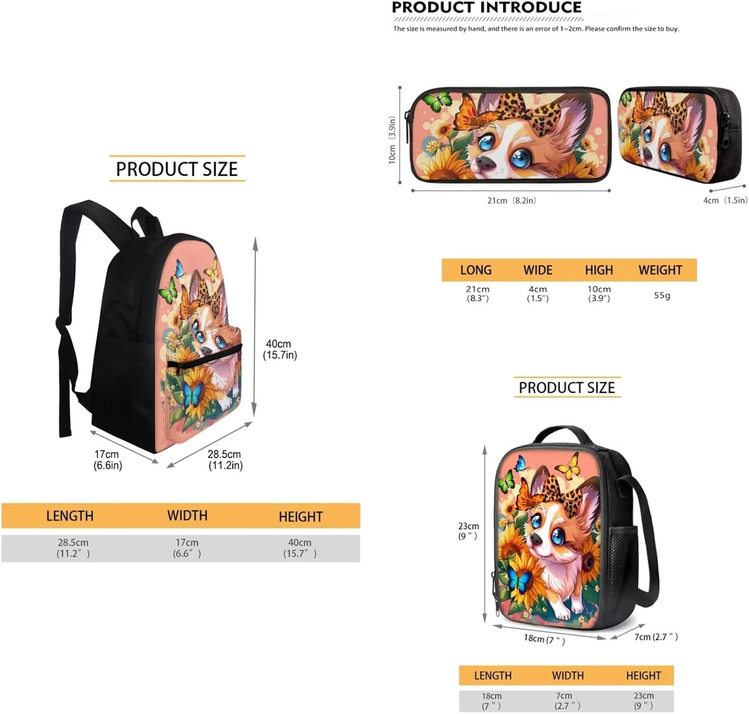 FOR U DESIGNS Backpack School Bag Student Kids Book Bag Casual Travel Daypacks for Teens Girls image number 6