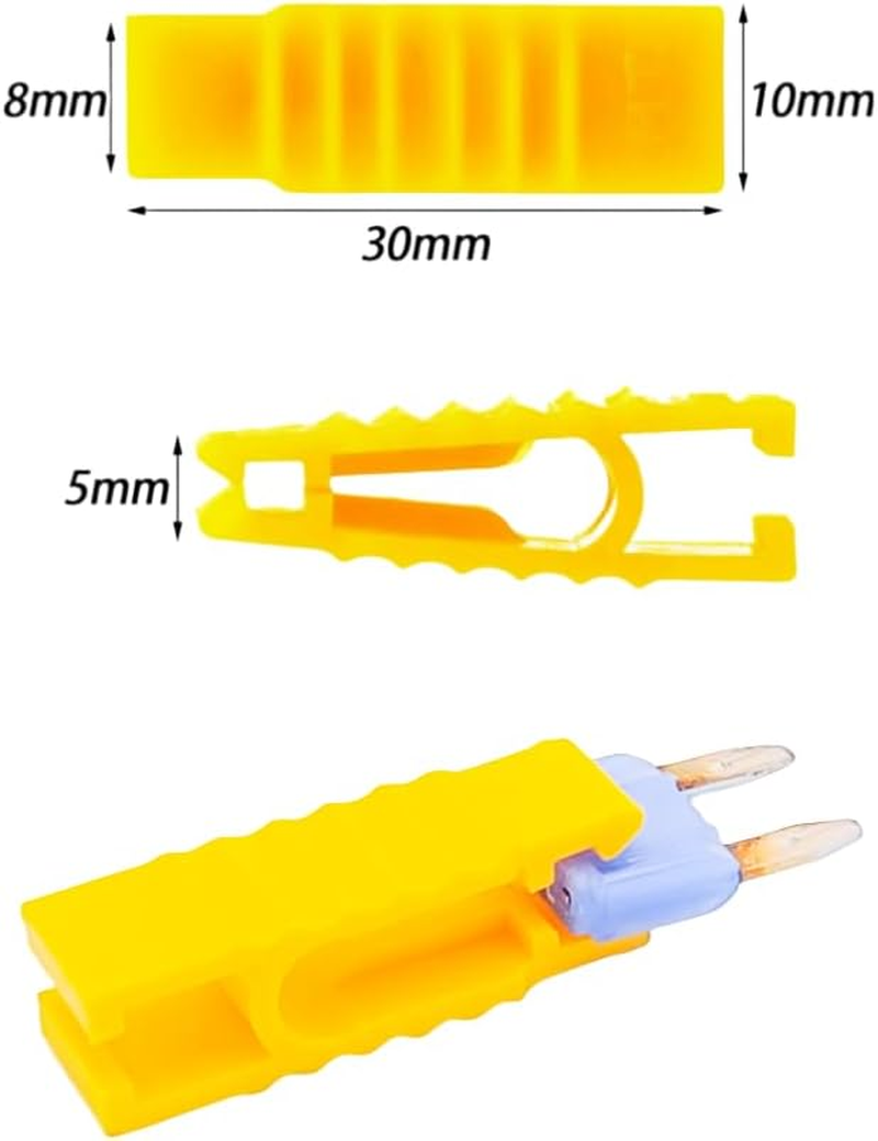 Sam&Johnny Relay Puller Pliers, Fuse Puller Pliers, Car Vehicle Battery Terminal Wiper Remover, Automotive Tools(6-Pack)