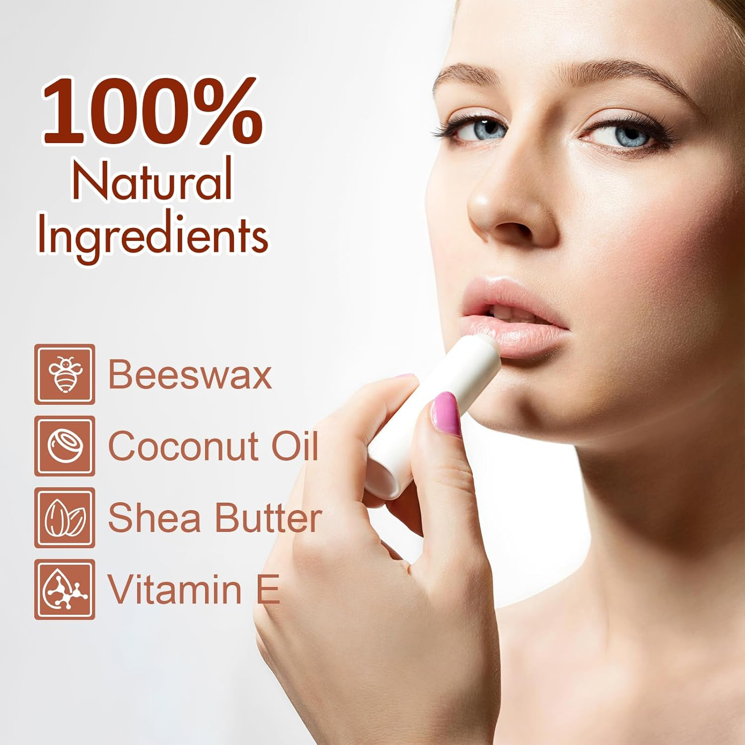 VISRIE 240 Pack Lip Balm Unlabeled, Natural Lip Balm Bulk Blank Tube, Personalized Lip Balms for Party Favors Adults and Bridal Shower Favors or Baby Shower Gifts-5 Flavors image number 4