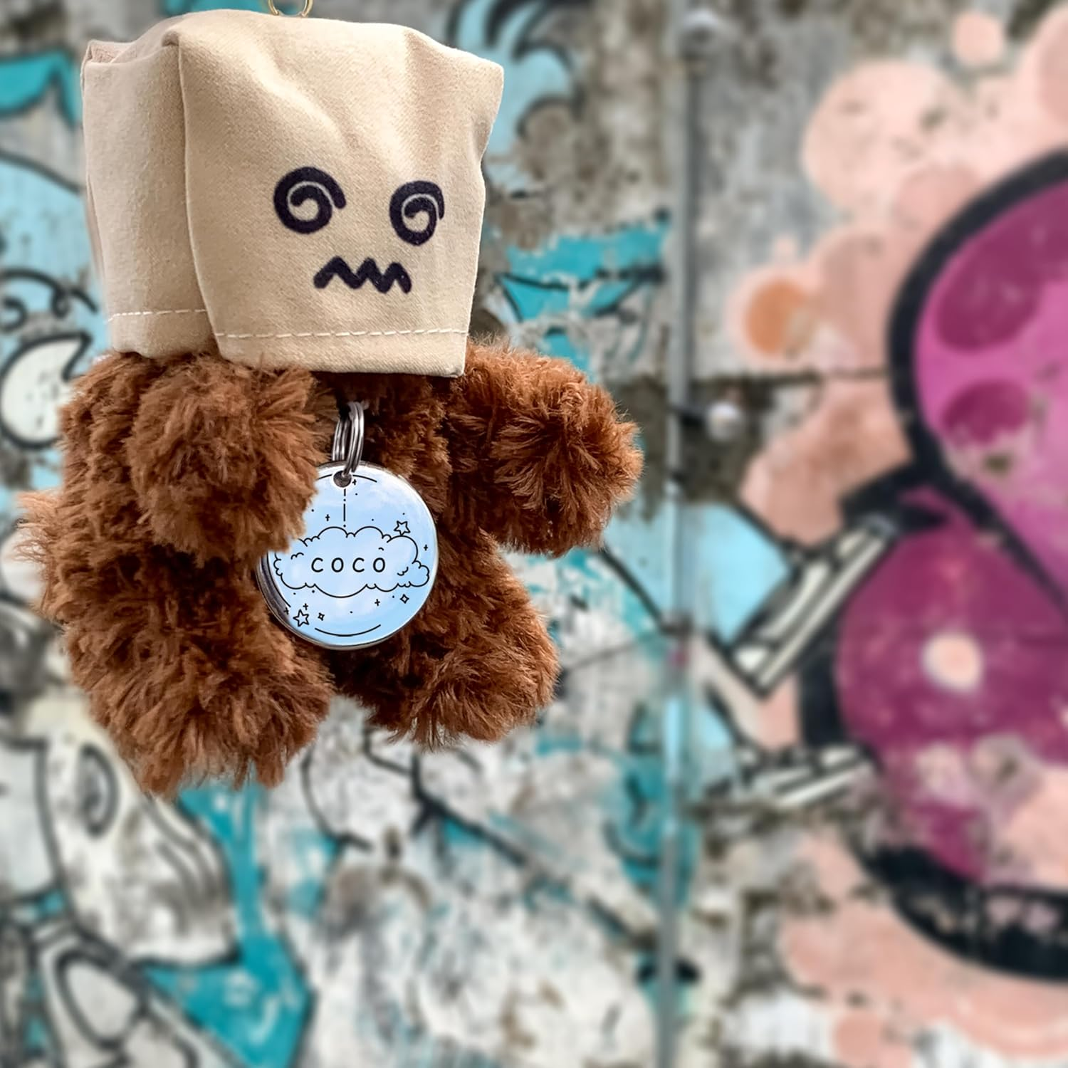 Flower Crown Pattern Art Design - Customizable Cat Dog ID Tags Suitable for Small Pets - Stainless Steel Deep Engraving Rose Gold Charm image number 2