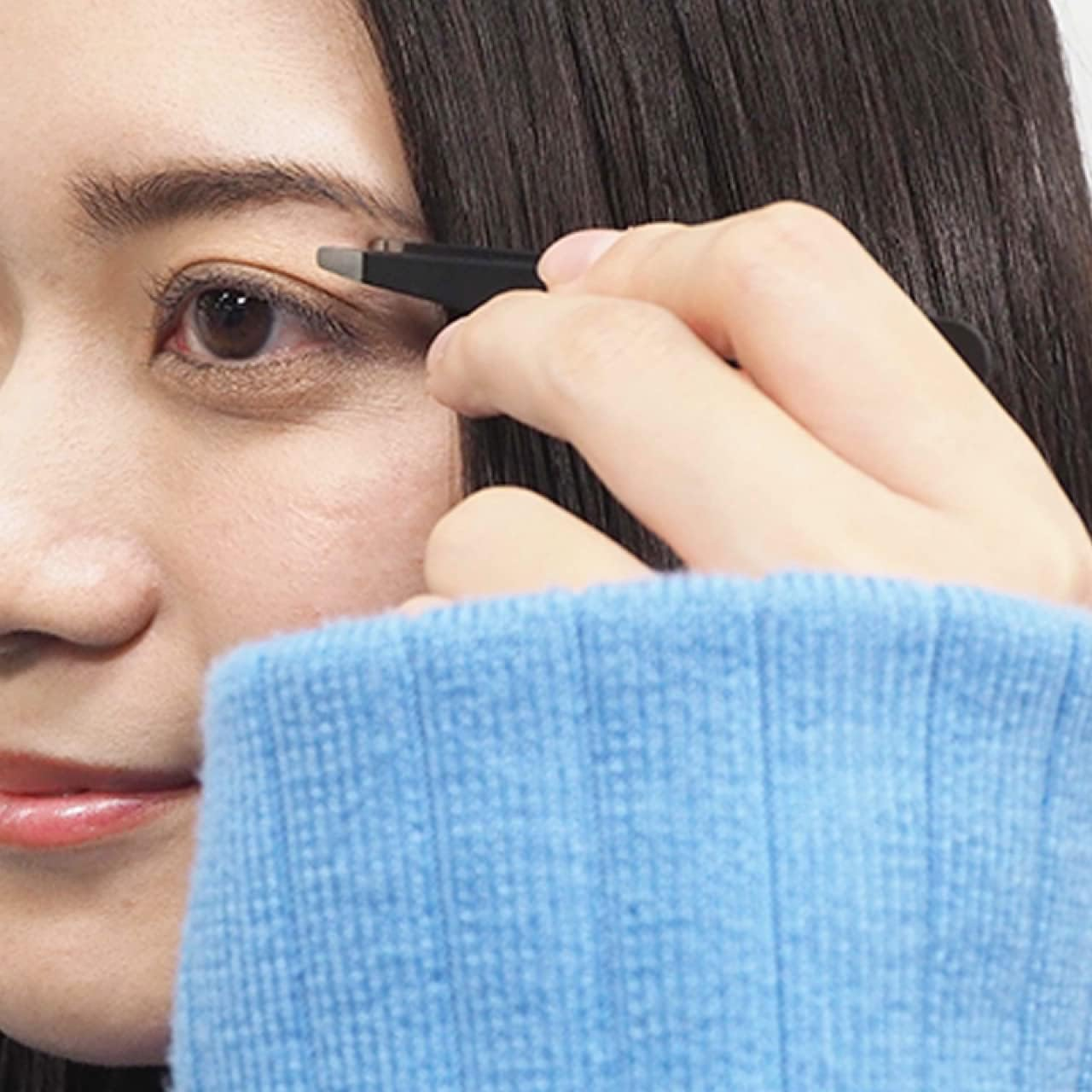 Green Bell Takumi Skills Green Bell Amazing Tweezers That Will Not Slip off with round Ends, Black image number 1