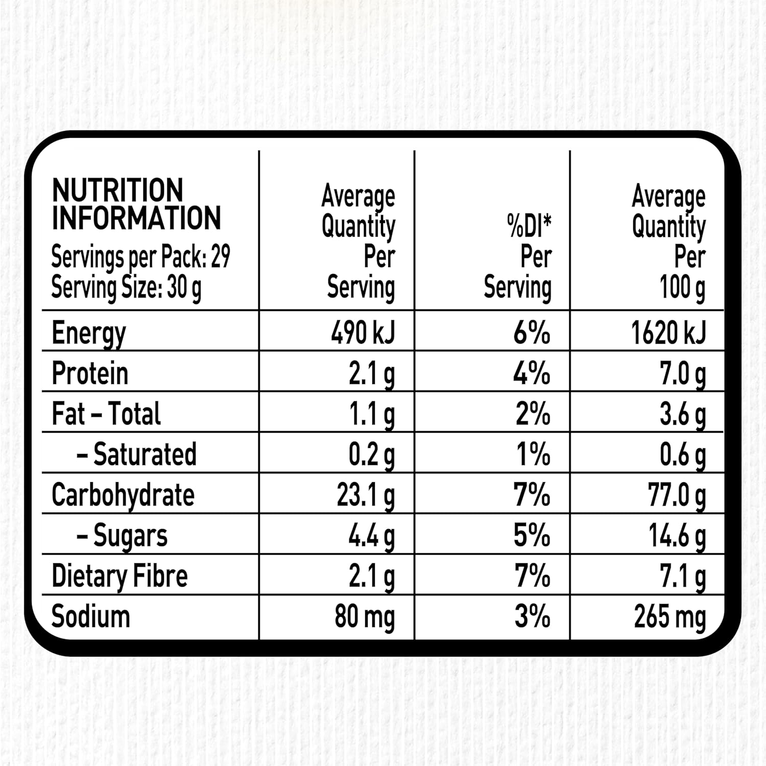 UNCLE TOBYS Cheerios Wholegrain Breakfast Cereal 895G image number 5
