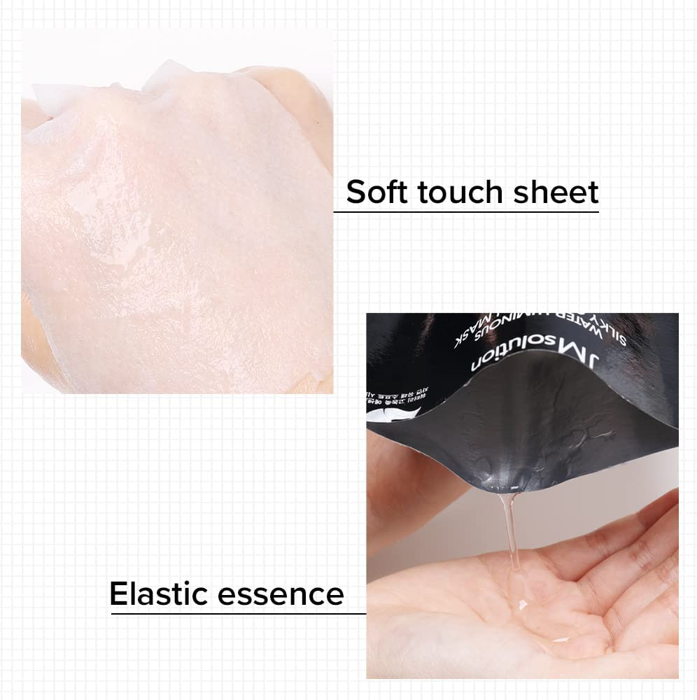 JM Solution Water Luminous Silky Cocoon Mask, Black image number 1