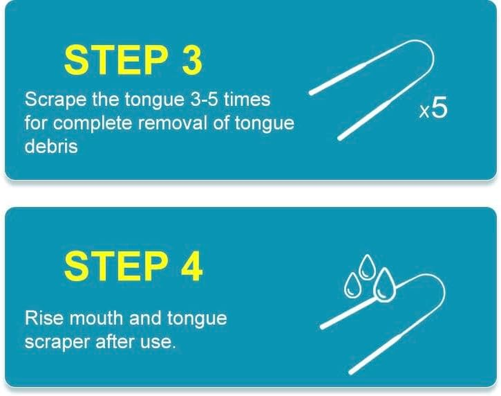 Vavilente Tongue Scraper for Adults and Kids(2 Pack),100% Stainless Steel, Reduce Bad Breath,Tongue Scrubber,Metal Tongue Cleaner for Oral Care & Hygiene image number 5