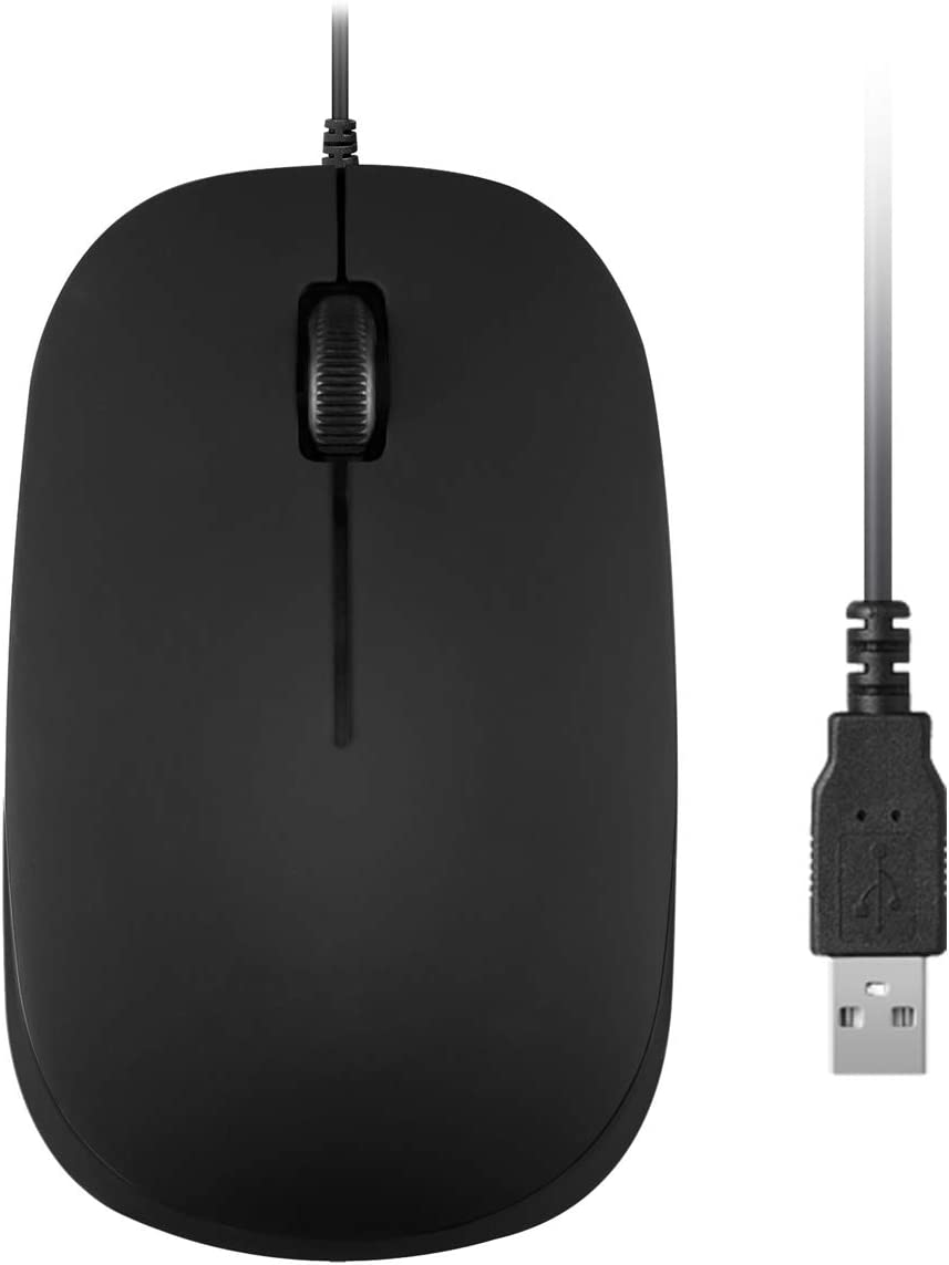 Perixx PM-201PB-10042 Wired PS2 Mouse, Black image number 5