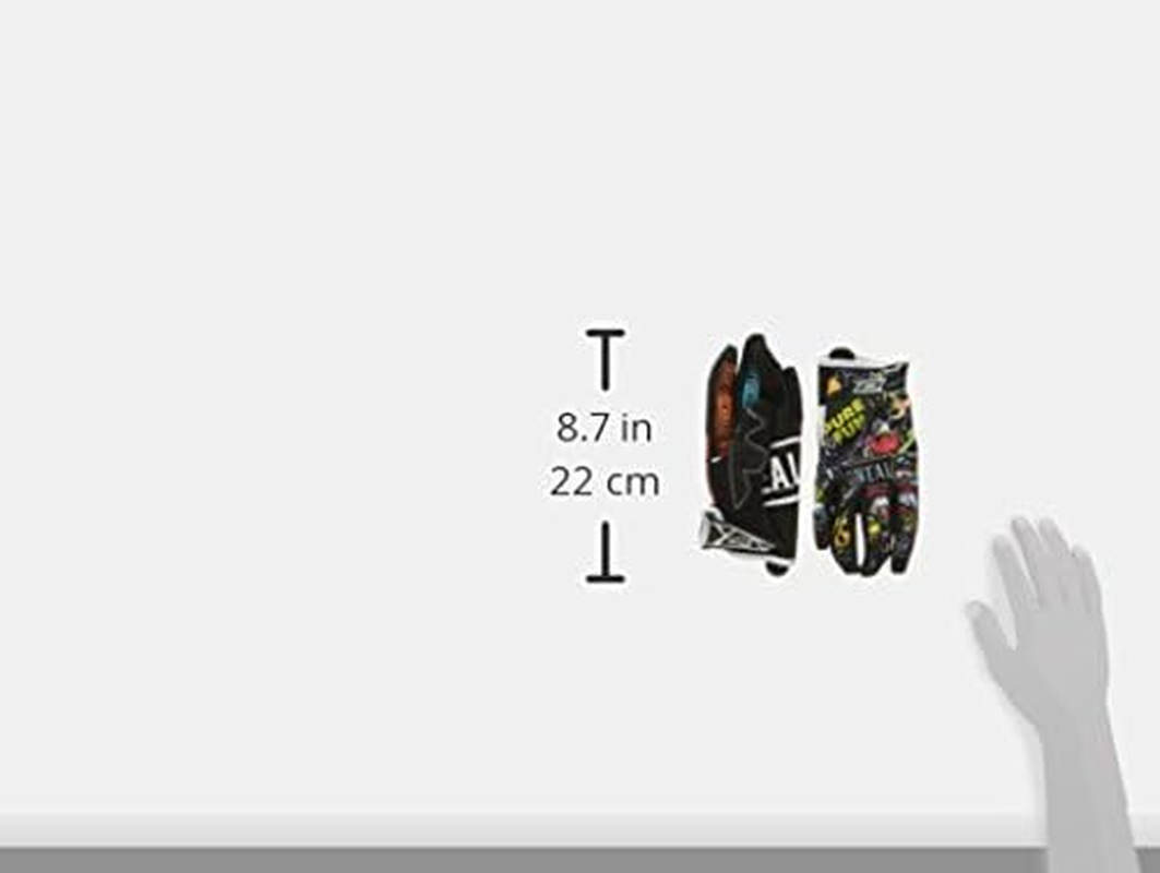 O'Neal 0385-129 Jump Gloves with Crank Graphic (Black/Multicolor, Size 9)