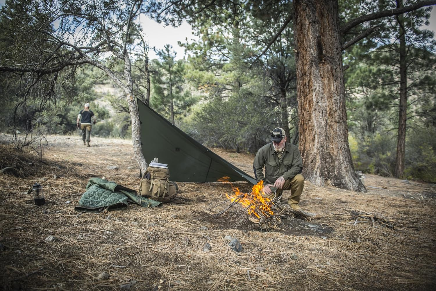 Helikon-Tex Supertarp Small Olive Green, Bushcraft Line image number 6