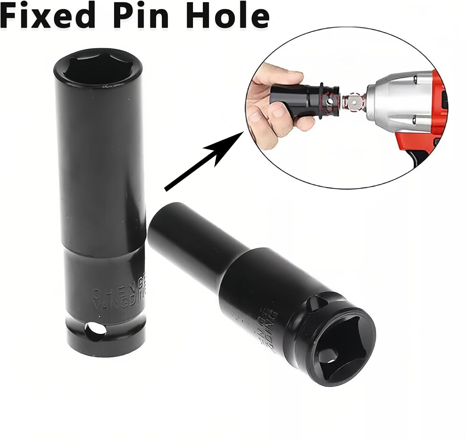 20PCS 1/2 Inch Drive Deep Impact Socket Set Metric Garage Workshop Tools 8-32Mm，Chrome Vanadium Cr-V,6-Point with Storage Case,For Home, Auto Repair or Other Mechanical Tasks image number 2