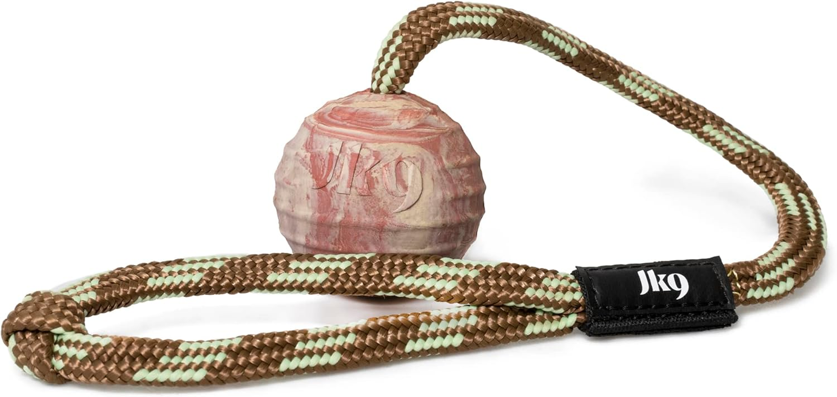 Julius-K9 IDC Natural Rubber Ball with Closable Handle, Horizontally Grooved, 70 Mm image number 2