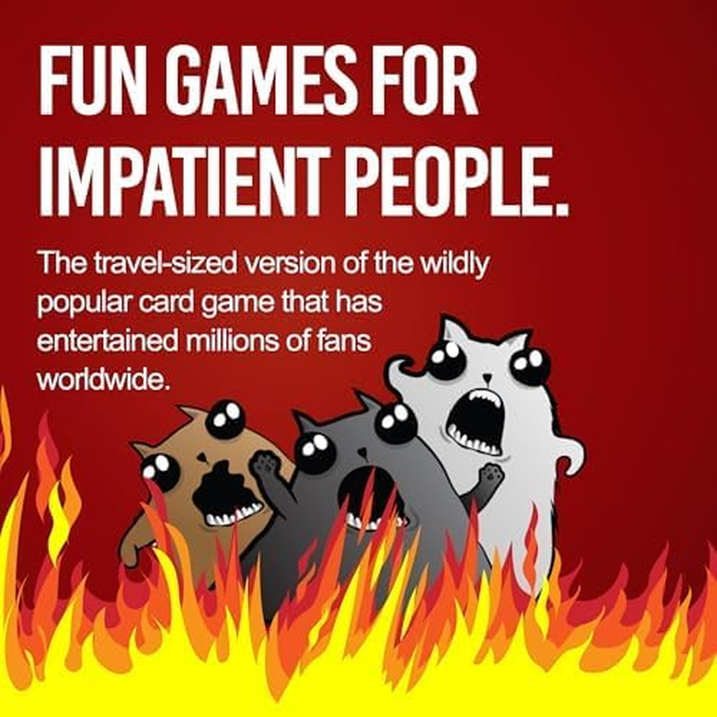 Exploding Kittens | Grab & Game - Happy Salmon | Hilarious Party Card Game | 3-5 Players, Ages 6+ image number 2