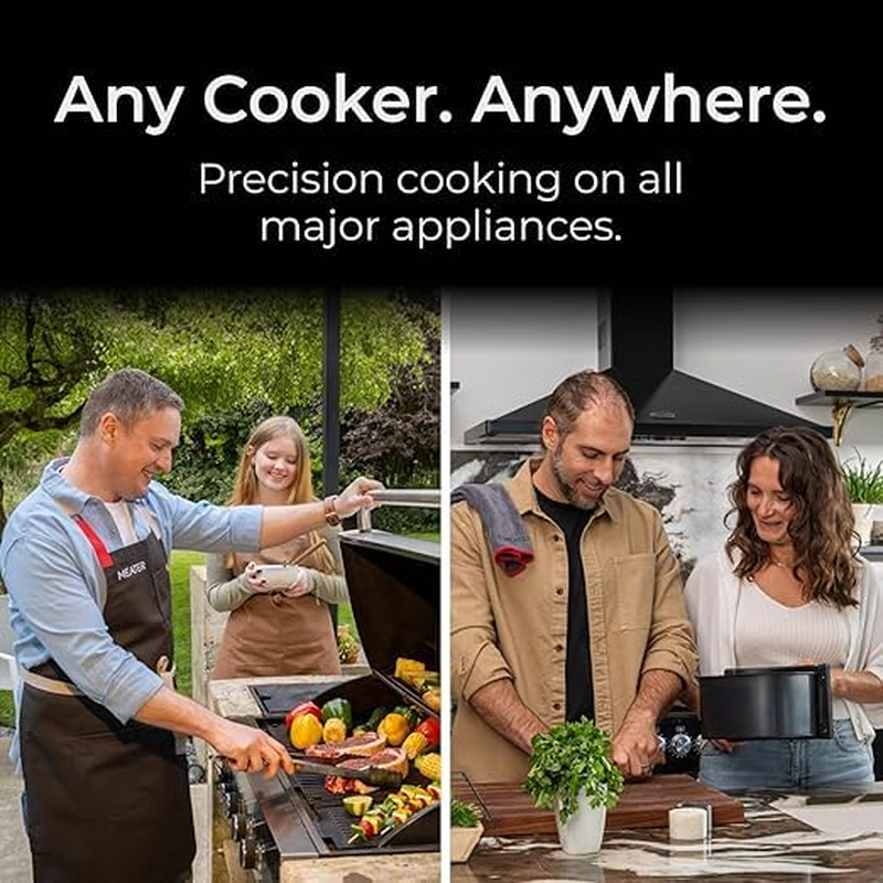 MEATER Pro XL Smart Wireless Meat Thermometer, 4 Probes, Built-In Wifi, Bamboo Charging Dock image number 4