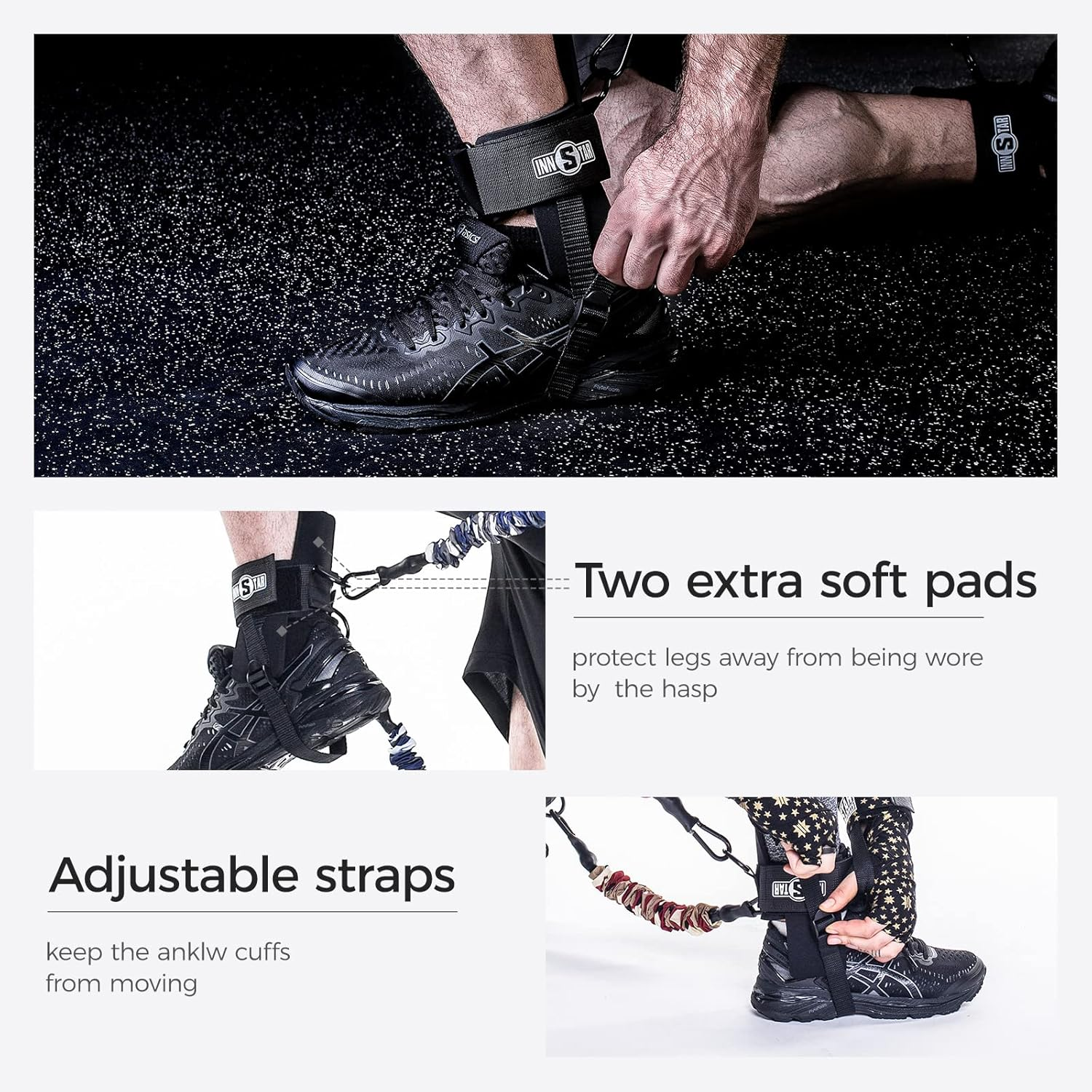 INNSTAR MMA Boxing Training Resistance Belt Band Set Power Punch Pro Strength Training Equipment for Muay Thai,Karate Combat,Fitness,Basketball,Volleyball,Football Men&Women image number 4