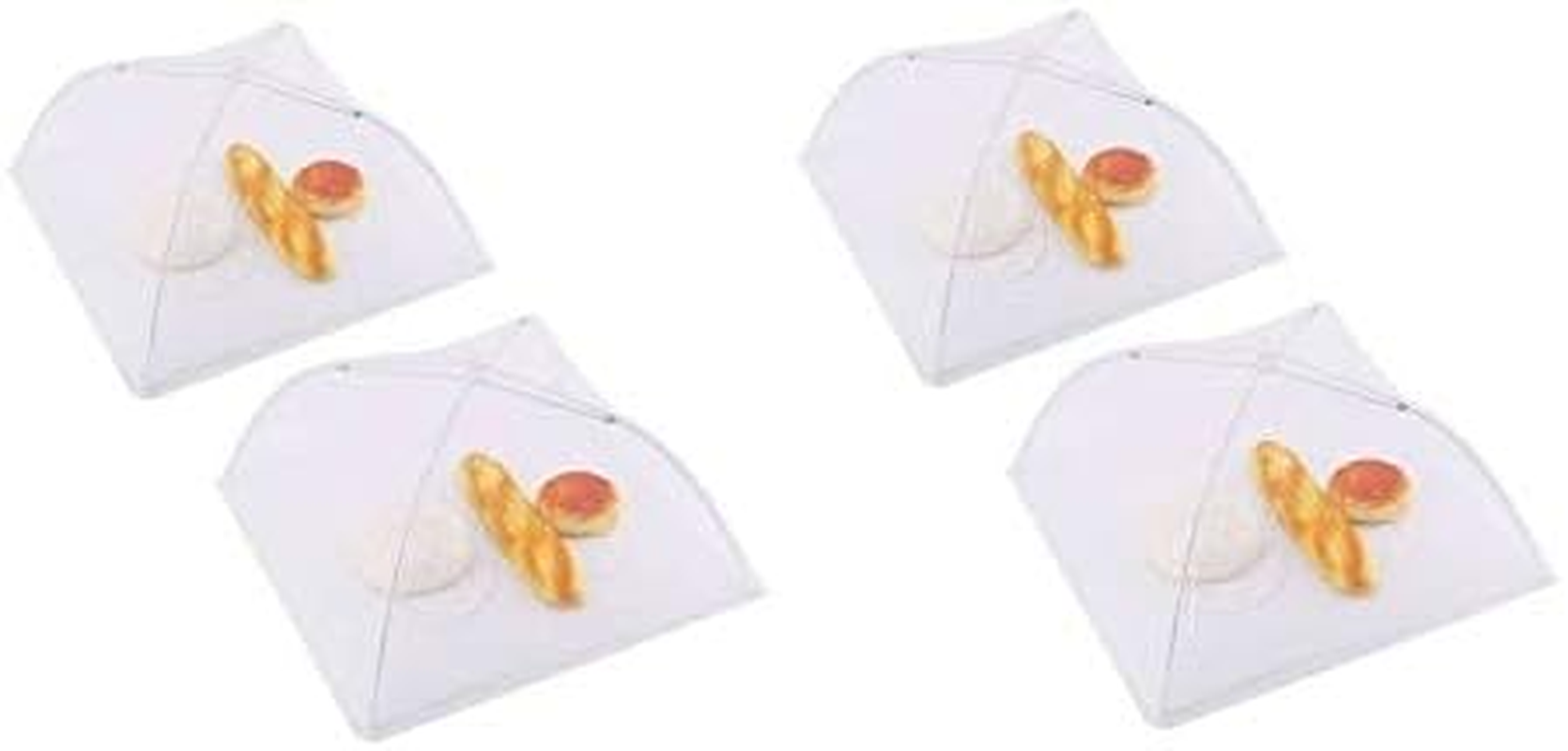 4X Collapsible MESH Food Covers Insect NET Screen Fly Square 40X40 CM image number 2