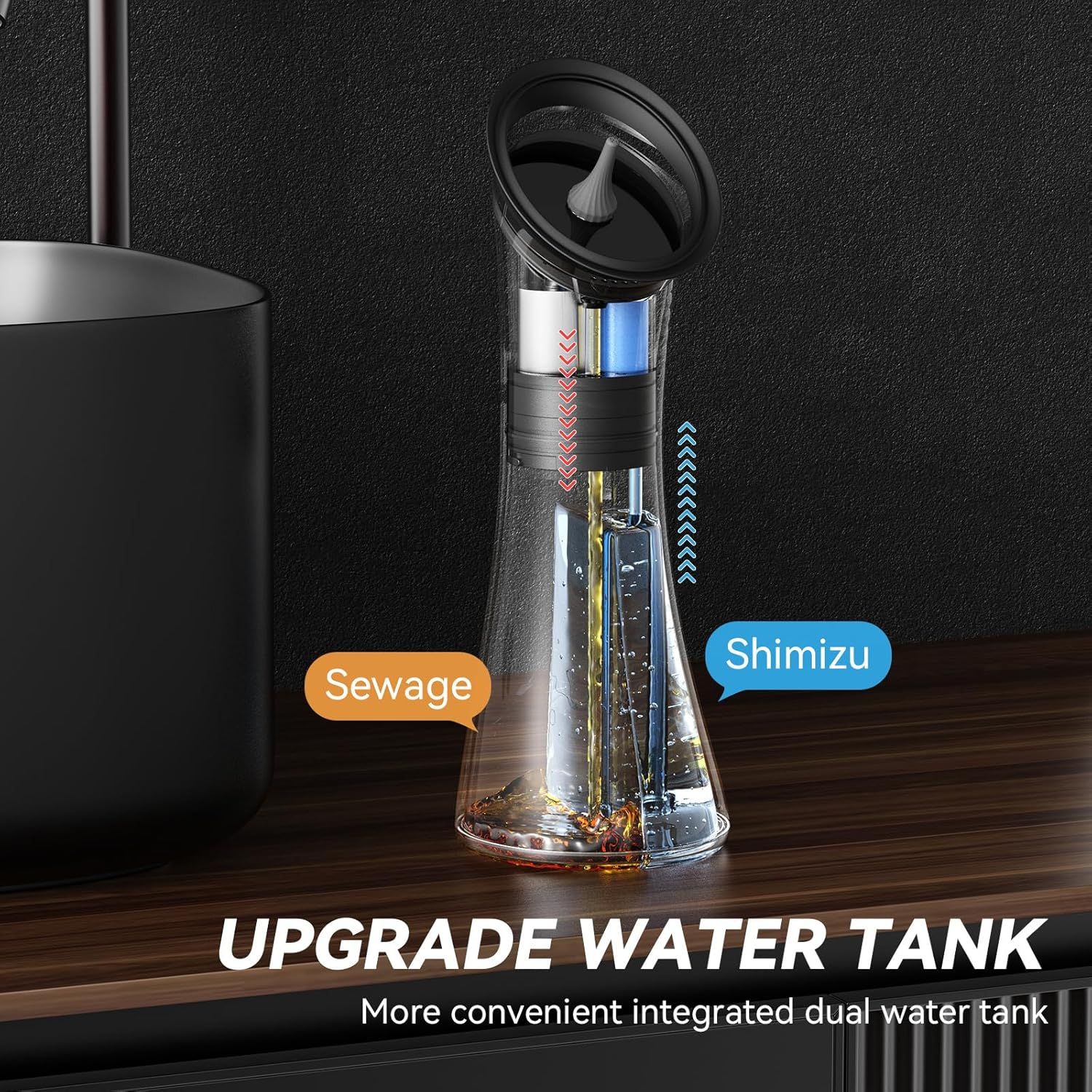 SIMTWO Upgraded Ear Wax Removal, Ear Wax Cleaner Kit with 2-In1 Wastewater Recovery Tank, Electronic Earwax Removal Tools, 3 Pressure Modes, 12 Tips, IPX7 Waterproof image number 4