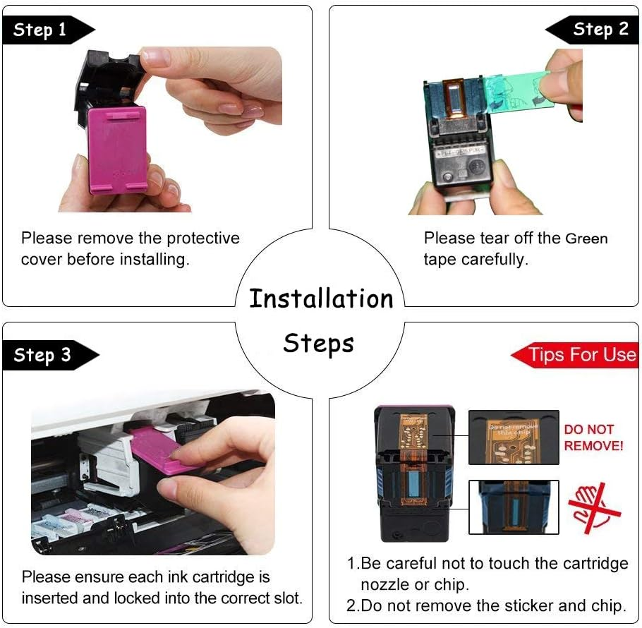 Compatible for Canon PG-645XL CL-646XL Ink Cartridges MG2460 MG2560S MG2960 MG3060 MX496 TS3160 TS3360 TS3460 TR4560 TR4665 Printer Combo Pack 1 Black 1 Tri-Color image number 6