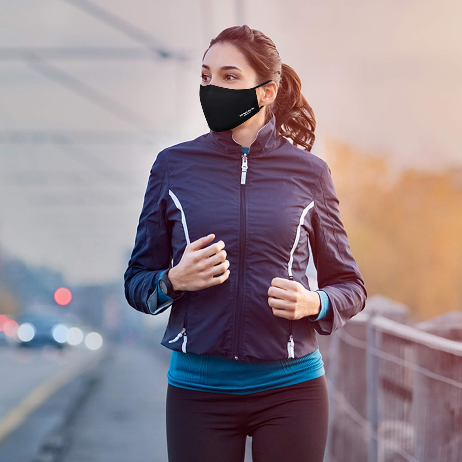 Kenneth Cole Face Mask with Heiq V-Block and Smart Temp - the Perfect Mask That Fits Your Active Lifestyle (Pack of 3) image number 6