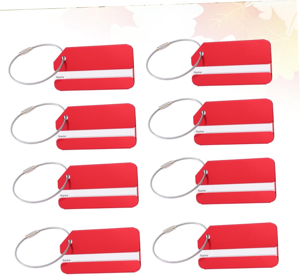 30 Pcs Suitcase Tag Travel Tote Tag Luggage Aluminum Luggage Tag Custom Luggage Tags Metal Suitcase Airplane Luggage Tags for Suitcases Suit Case Labels Travel Bag Bags image number 3