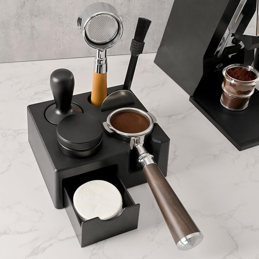 Veumoie Espresso Tamping Station Organizer Coffee Tamper Holder for 58Mm 54Mm 51Mm Epsresso Portafilter Coffee Tools Organzier image number 6