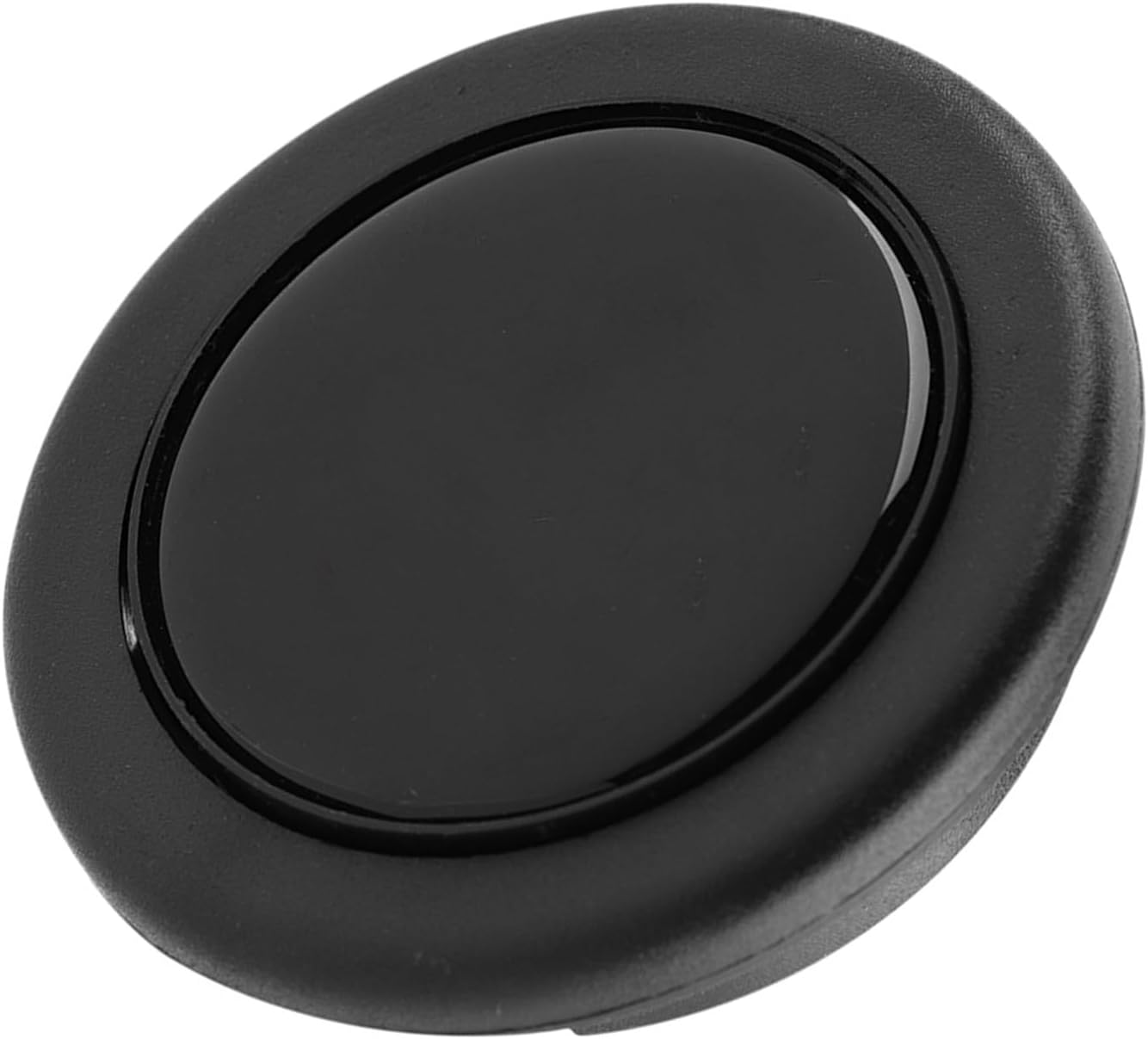 Fafeims Universal Exquisite Steering Wheel Horn Button, High Durability Replacement Button for Car Steering Wheel, Made of Metal and Plastic, for Most Cars