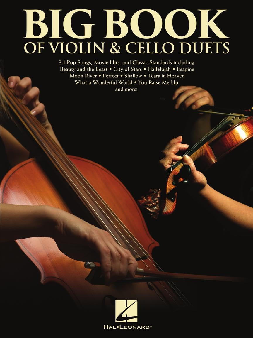 Big Book of Violin & Cello Duets: Score with Separate Pull-Out Parts image number 1